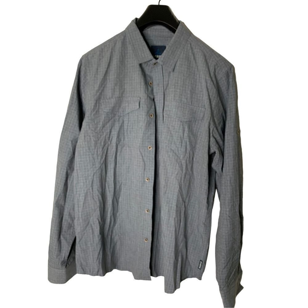 Prana button down shirt men's size large
